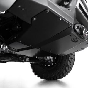 A.desert Des Skid Plate, Stealth, For Use with Stealth Front Bumper, Bolt-On, Powder Coated Finish, Satin Black, Aluminum – AC6705601NA