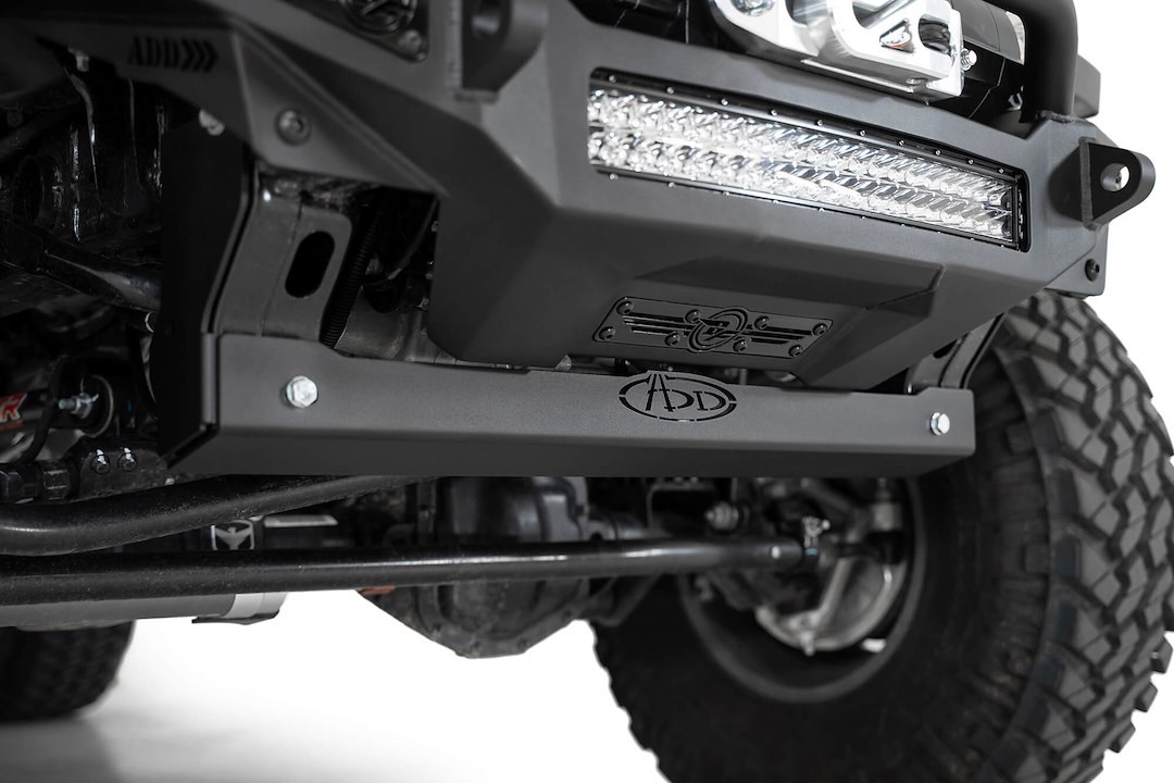 A.desert Des Skid Plate, Aluminum, Black, Powder Coated Finish – AC96100801NA