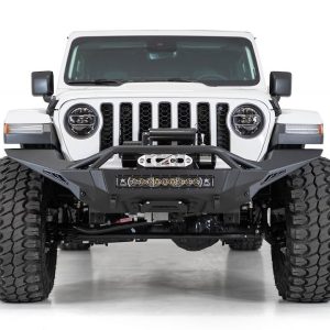 A.desert Des License Plate Bracket, Stealth Fighter, Use with Stealth Fighter Front Bumpers, Hammer Black Powder Coated, Steel – AC96154601NA