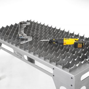 A.desert Des Work Bench, Table, Sheet Metal Cutting Fab Table, 3 Feet Height X 6 Feet Width X 3 Feet Depth, Steel – AC995200NANA