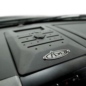A.desert Des Mobile Electronics Device Mount Base, Dash Mount, With 12V USB Charging Port, Ram Mounts Compatible, Powder Coated, Black – AC1101701NA