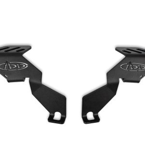 A.desert Des Driving/ Fog Light Mounting Bracket, Hood Hinge Mount, Mounts Up to 6 Inch Lights, Powder Coated, Hammer Black, Steel – AC1101801NA