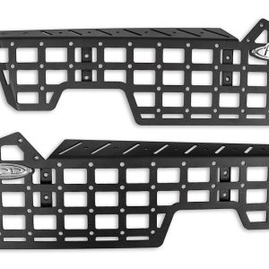 A.desert Des Molle Cargo Panel, Driver and Passenger Side Center Console Panels with Device Bridge, Powder Coated, Hammer Black, Steel – AC110360180
