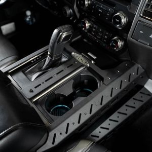 A.desert Des Molle Cargo Panel, Driver and Passenger Side Center Console Panels with Device Bridge, Powder Coated, Hammer Black, Steel – AC110360180