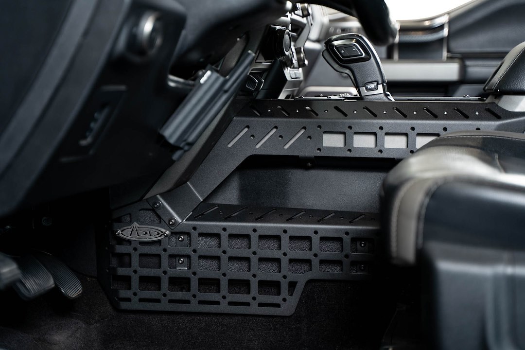 A.desert Des Molle Cargo Panel, Driver and Passenger Side Center Console Panels Without Device Bridge, Powder Coated, Hammer Black – AC1104801NA