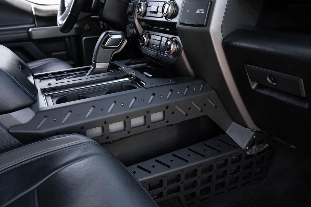 A.desert Des Molle Cargo Panel, Driver and Passenger Side Center Console Panels Without Device Bridge, Powder Coated, Hammer Black – AC1104801NA