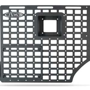 A.desert Des Molle Cargo Panel, Bed Mount, Driver Rear, Bolt-On, Flush Mount, Powder Coated, Hammer Black, Steel – AC1903801NA