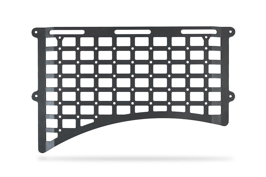 A.desert Des Molle Cargo Panel, Bed Mount, Center, Bolt-On, Flush Mount, Powder Coated, Hammer Black, Steel – AC1904001NA