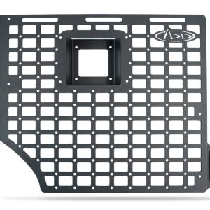 A.desert Des Molle Cargo Panel, Bed Mount, Passenger Rear, Bolt-On, Flush Mount, Powder Coated, Hammer Black, Steel – AC1904101NA