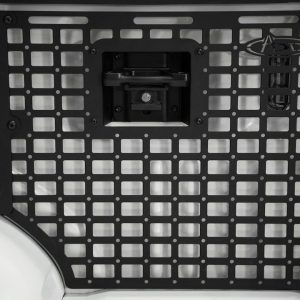 A.desert Des Molle Cargo Panel, Bed Mount, Passenger Rear, Bolt-On, Flush Mount, Powder Coated, Hammer Black, Steel – AC1904101NA