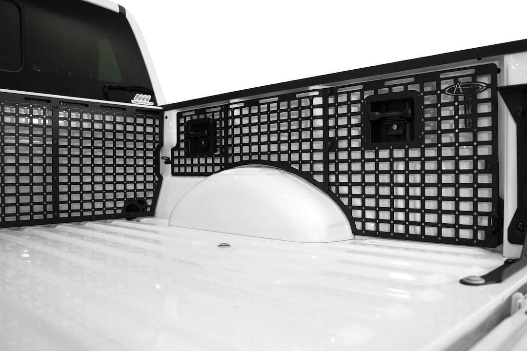 A.desert Des Molle Cargo Panel, Bed Mount, Passenger Rear, Bolt-On, Flush Mount, Powder Coated, Hammer Black, Steel – AC1904101NA