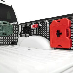 A.desert Des Molle Cargo Panel, Bed Mount, Passenger Rear, Bolt-On, Flush Mount, Powder Coated, Hammer Black, Steel – AC1904101NA