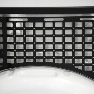 A.desert Des Molle Cargo Panel, Bed Mount, Passenger Center, Bolt-On, Flush Mount, Powder Coated, Hammer Black, Steel – AC1904301NA