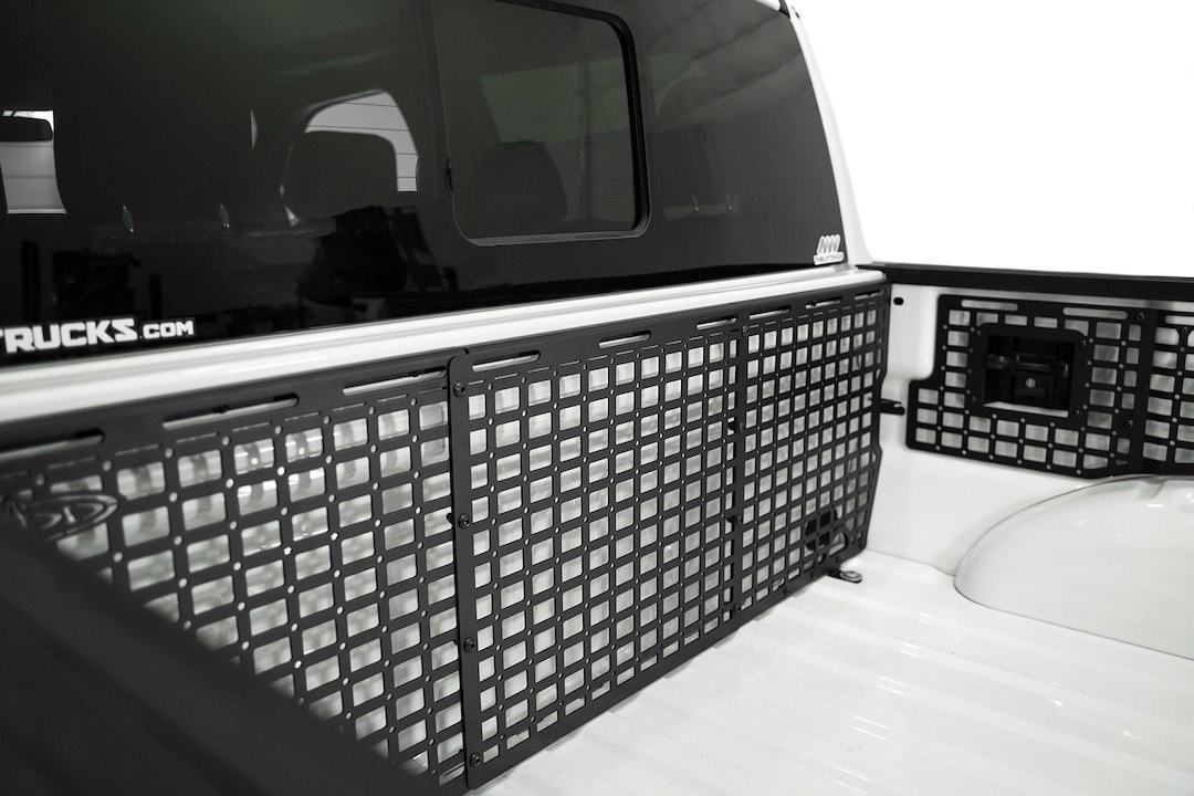 A.desert Des Molle Cargo Panel, Bed Mount, Driver Side, Bolt-On, Flush Mount, Powder Coated, Hammer Black, Steel – AC1904401NA