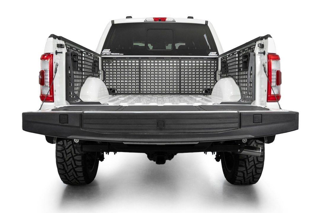 A.desert Des Molle Cargo Panel, Bed Mount, Passenger Front, Bolt-On, Flush Mount, Powder Coated, Hammer Black, Steel – AC1904501NA