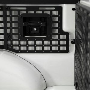 A.desert Des Molle Cargo Panel, Bed Mount, Driver Front, Bolt-On, Flush Mount, Powder Coated, Hammer Black, Steel – AC1904701NA