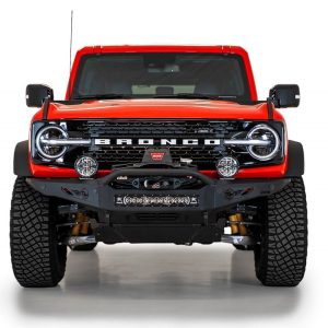 A.desert Des Skid Plate, Rock Fighter, For Use with Rock Fighter Bumper, Powder Coat, Satin Black, Aluminum Alloy – AC23005NA03