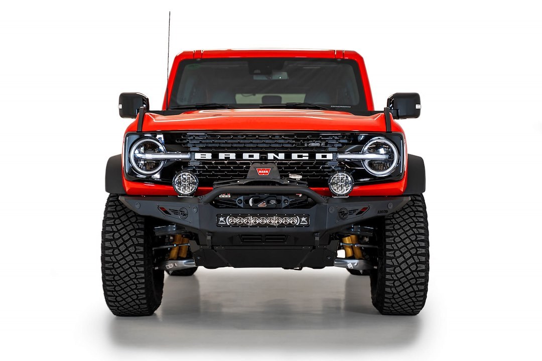 A.desert Des Skid Plate, Rock Fighter, For Use with Rock Fighter Bumper, Powder Coat, Satin Black, Aluminum Alloy – AC23005NA03