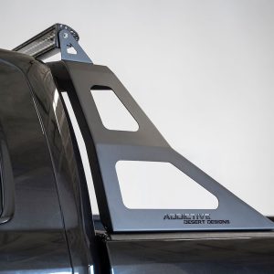 A.desert Des Truck Bed Bar, Stealth Fighter Chase Rack, Square Rack Style, Mounts Forward Facing 50 Inch Light Bar, Powder Coated – C5115521101NA