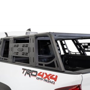 A.desert Des Ladder Rack, Lander Overland, Mounts to Factory Bed Rail System/ Clamp-On, Direct-Fit, Powder Coated, Black, Steel – C698832000103