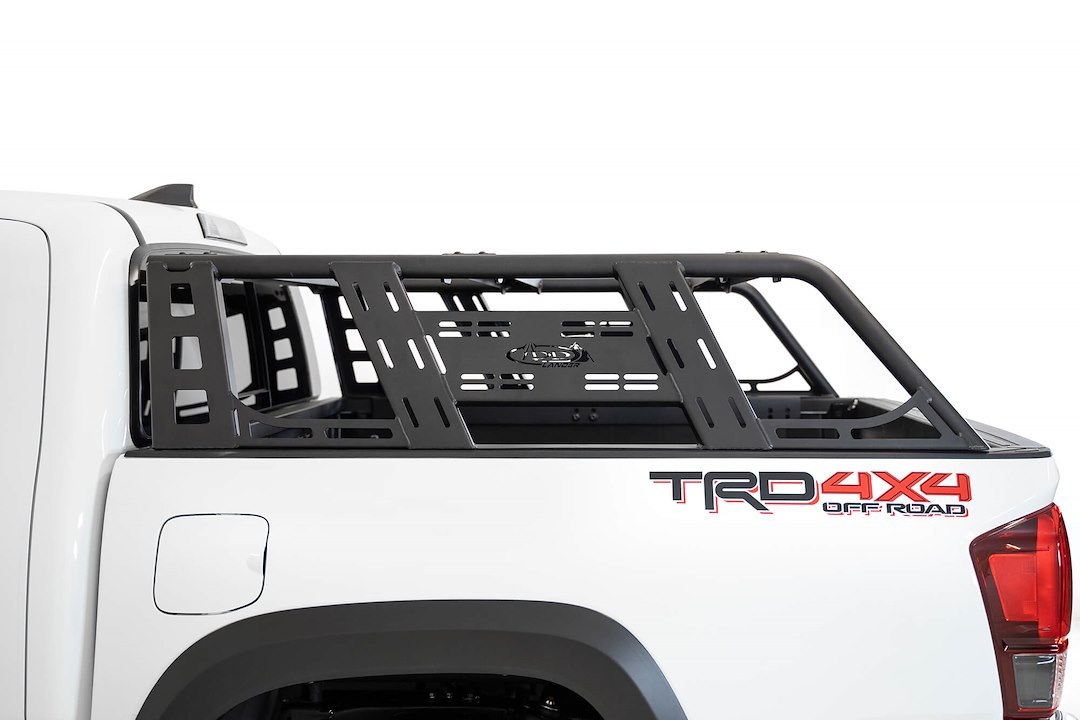 A.desert Des Ladder Rack, Lander Overland, Mounts to Factory Bed Rail System/ Clamp-On, Direct-Fit, Powder Coated, Black, Steel – C698832000103