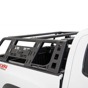 A.desert Des Ladder Rack, Lander Overland, Mounts to Factory Bed Rail System/ Clamp-On, Direct-Fit, Powder Coated, Black, Steel – C698832000103