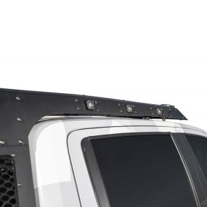 A.desert Des Roof Rack, Honeybadger Chase Rack, Direct-Fit, Mounts to Honeybadger Rack, Powder Coated, Hammer Black, Aluminum, Single – C995491480103