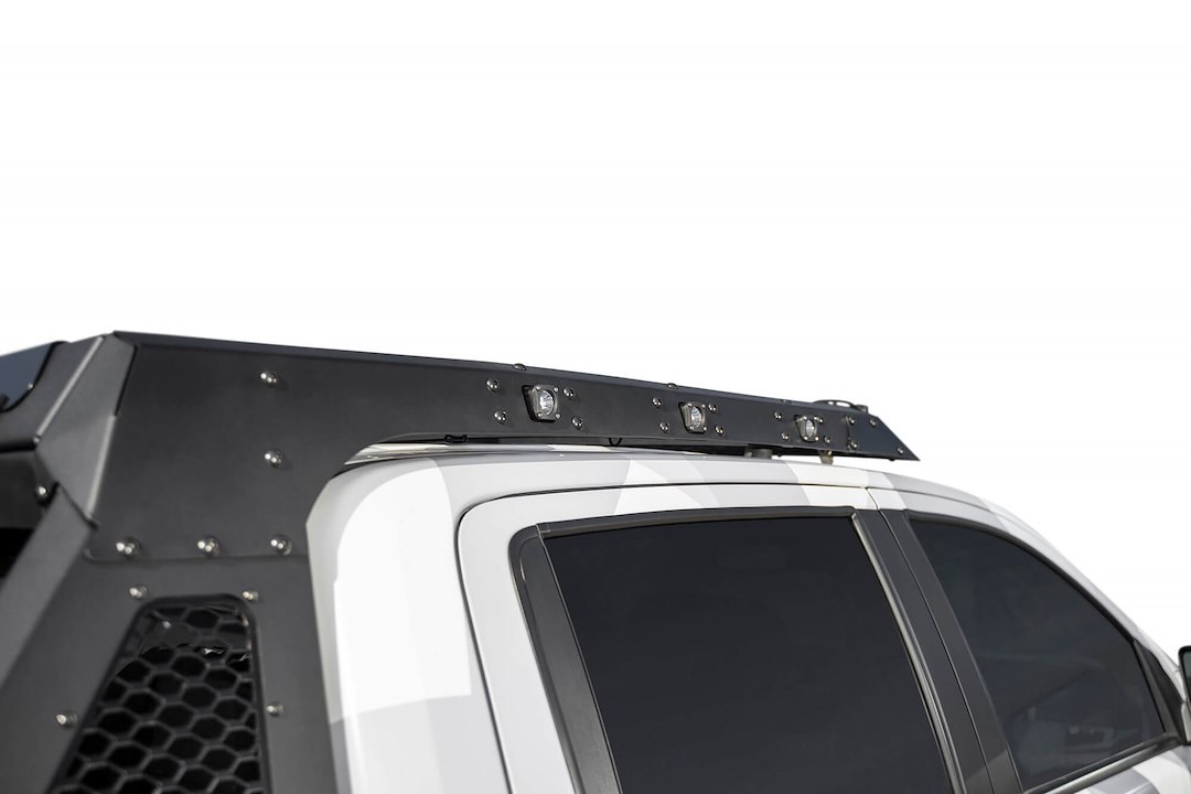 A.desert Des Roof Rack, Honeybadger Chase Rack, Direct-Fit, Mounts to Honeybadger Rack, Powder Coated, Hammer Black, Aluminum, Single – C995491480103