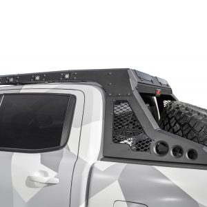 A.desert Des Roof Rack, Honeybadger Chase Rack, Direct-Fit, Mounts to Honeybadger Rack, Powder Coated, Hammer Black, Aluminum, Single – C995491480103