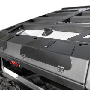 A.desert Des Roof Rack, Honeybadger Chase Rack, Direct-Fit, Mounts to Honeybadger Rack, Powder Coated, Hammer Black, Aluminum, Single – C995491480103