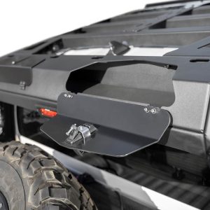 A.desert Des Roof Rack, Honeybadger Chase Rack, Direct-Fit, Mounts to Honeybadger Rack, Powder Coated, Hammer Black, Aluminum, Single – C995491480103