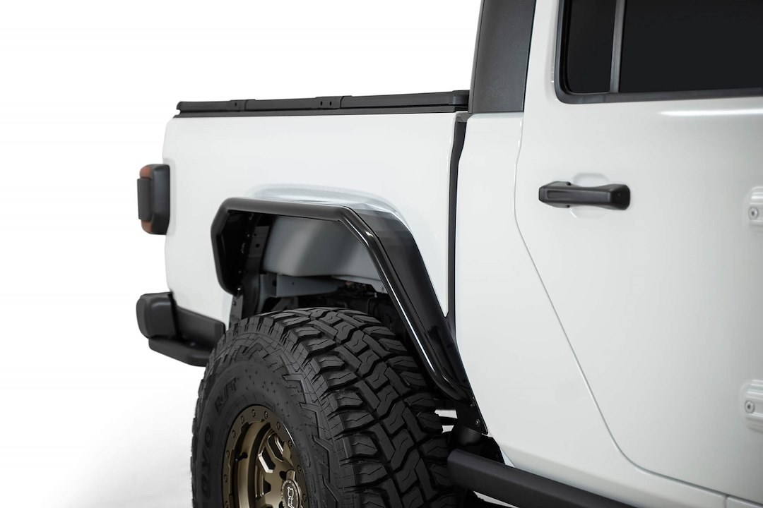 A.desert Des Fender, Stealth Fighter, Powder Coated, Hammer Black, Steel, Without Inner Fender Liner, Set of 2 – D97164601NA