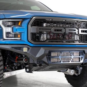 A.desert Des Bumper, Bomber, One Piece Design, Direct-Fit, Mounting Hardware Included, Without Grille Guard, Without Winch Mount – F110012140103