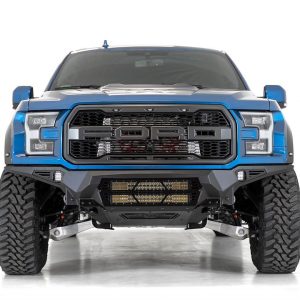 A.desert Des Bumper, Bomber, One Piece Design, Direct-Fit, Mounting Hardware Included, Without Grille Guard, Without Winch Mount – F110012140103