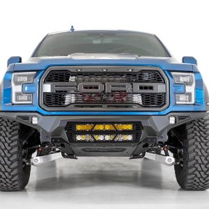A.desert Des Bumper, Bomber, One Piece Design, Direct-Fit, Mounting Hardware Included, Without Grille Guard, Without Winch Mount – F110012140103