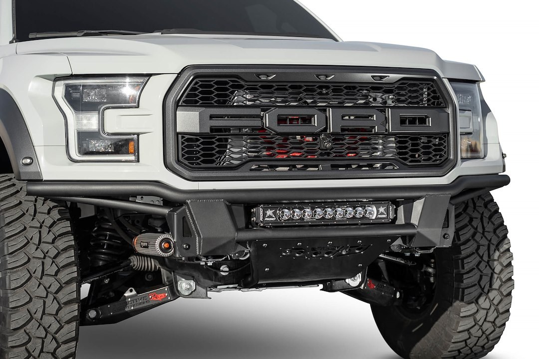 A.desert Des Bumper, Add Pro, One Piece Design, Direct-Fit, Mounting Hardware Included, Without Grille Guard, Without Winch Mount – F118102100103