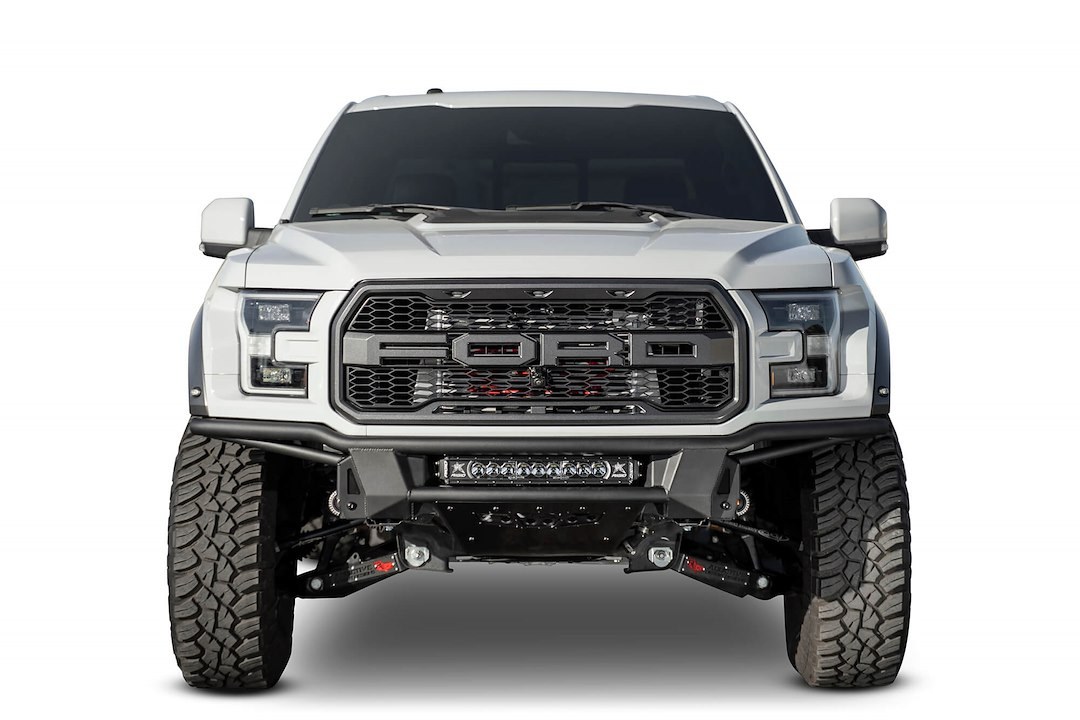 A.desert Des Bumper, Add Pro, One Piece Design, Direct-Fit, Mounting Hardware Included, Without Grille Guard, Without Winch Mount – F118102100103