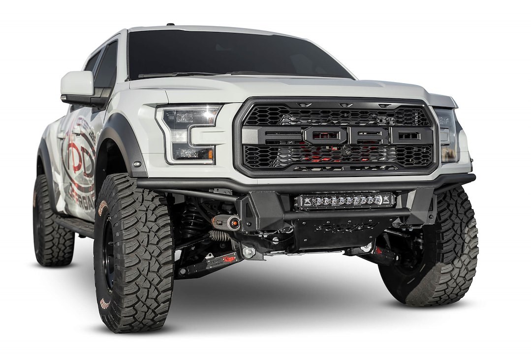 A.desert Des Bumper, Add Pro, One Piece Design, Direct-Fit, Mounting Hardware Included, Without Grille Guard, Without Winch Mount – F118102100103