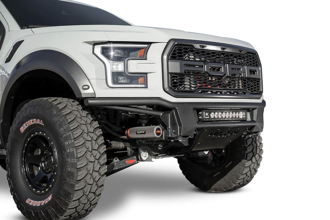 A.desert Des Bumper, Add Pro, One Piece Design, Direct-Fit, Mounting Hardware Included, Without Grille Guard, Without Winch Mount – F118102100103
