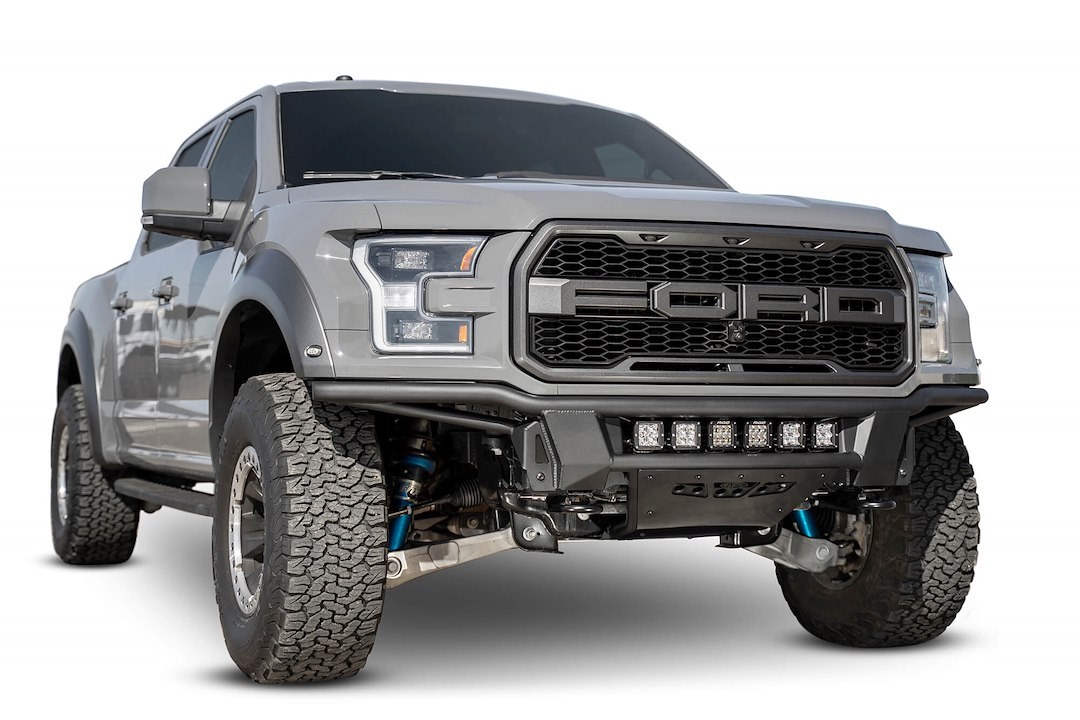 A.desert Des Bumper, Add Pro, One Piece Design, Direct-Fit, Mounting Hardware Included, Without Grille Guard, Without Winch Mount – F118102100103