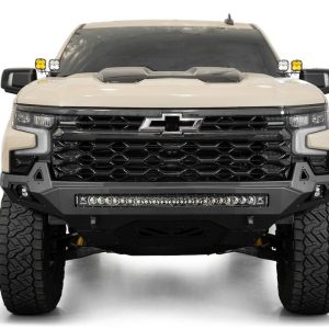 A.desert Des Bumper, Stealth Fighter, One Piece Design, Direct-Fit, Mounting Hardware Included, Without Winch Mount – F120083030103