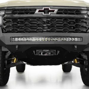 A.desert Des Bumper, Stealth Fighter, One Piece Design, Direct-Fit, Mounting Hardware Included, Without Winch Mount – F120083030103