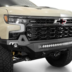 A.desert Des Bumper, Stealth Fighter, One Piece Design, Direct-Fit, Mounting Hardware Included, Without Winch Mount – F120083030103