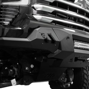 A.desert Des Bumper, Black Label, 3 Piece Design, Direct-Fit, Mounting Hardware Included, Without Bull Bar, Without Winch Mount – F140300010103