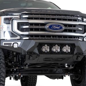 A.desert Des Bumper, Bomber, One Piece Design, Direct-Fit, Mounting Hardware Included, Without Grille Guard, Without Winch Mount – F160014100103