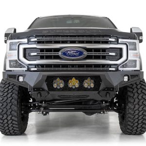 A.desert Des Bumper, Bomber, One Piece Design, Direct-Fit, Mounting Hardware Included, Without Grille Guard, Without Winch Mount – F160014100103