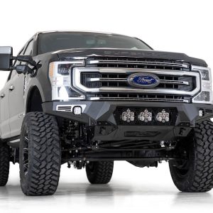 A.desert Des Bumper, Bomber, One Piece Design, Direct-Fit, Mounting Hardware Included, Without Grille Guard, Without Winch Mount – F160014100103