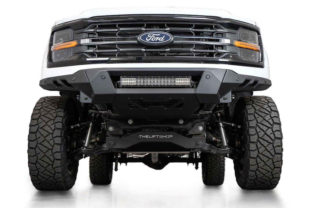 A.desert Des Bumper, Black Label, 3 Piece Design, Direct-Fit, Mounting Hardware Included, Without Bull Bar, Without Winch Mount – F1900305080103
