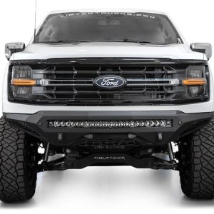 A.desert Des Bumper, Stealth Fighter, One Piece Design, Direct-Fit, Mounting Hardware Included, Without Grille Guard – F1901402860103