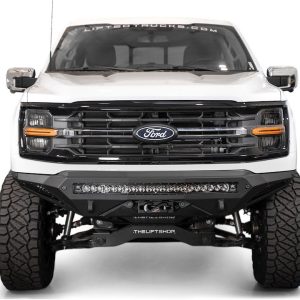 A.desert Des Bumper, Stealth Fighter, One Piece Design, Direct-Fit, Mounting Hardware Included, Without Grille Guard – F1901422860103